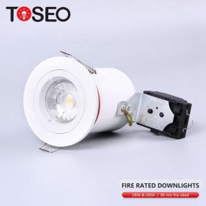 China 220V Fire Rated GU10 Downlight Fitting IP20 White Recessed Spotlights on sale