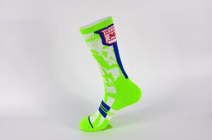 China Green Breathbale Long Basketball Socks , Disposable Under Armour Basketball Socks on sale
