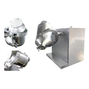 China Multi Directional 800L 600L Industrial Mixing Machine 3d Blender on sale