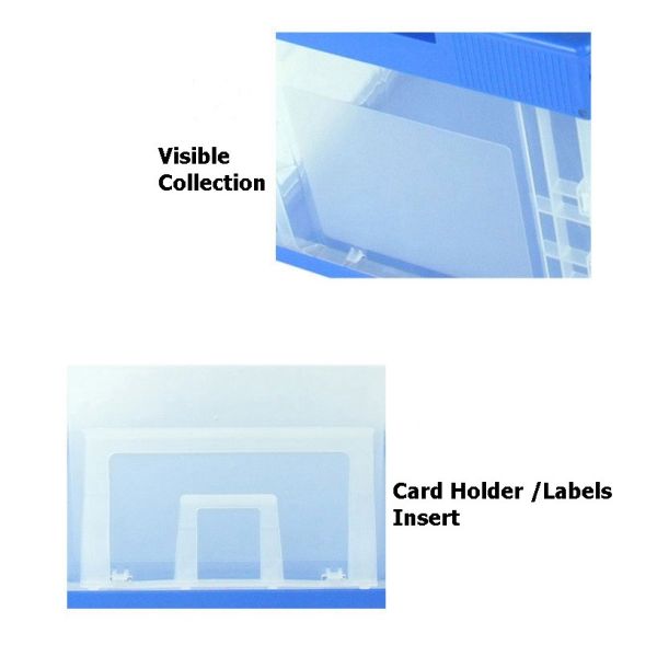 530*360 mm Collapsible Plastic Totes / Foldable Plastic Storage Bins
