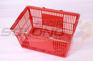 Buy cheap Returnable Supermarket Shopping Trolley Baskets , Hand Baskets For Shopping product
