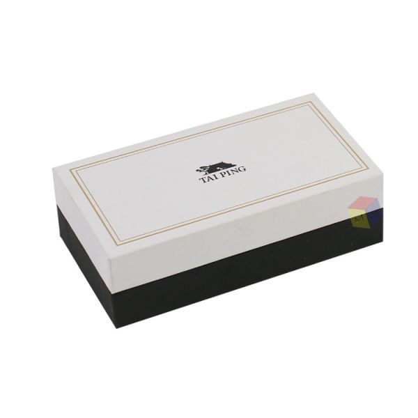 Luxury Rigid Paper Cardboard Custom Logo Lid And Base Box Gift Packaging
