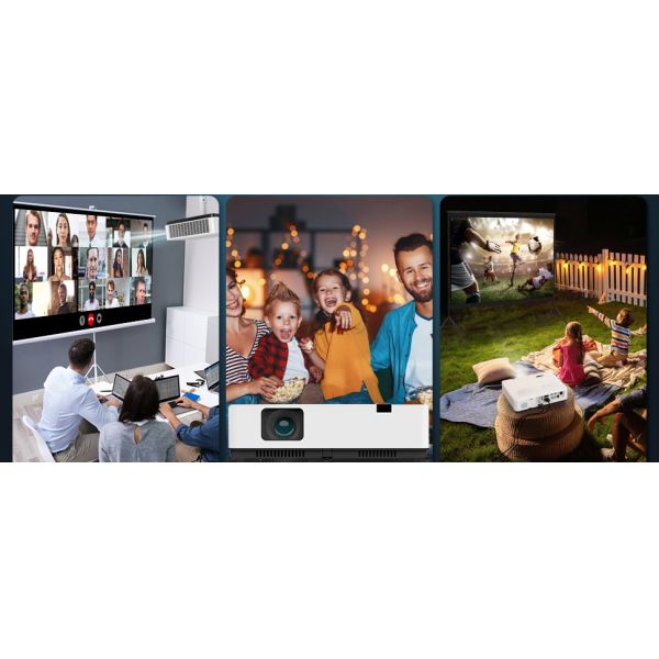 Outstanding Brightness Of 3700 Lumens Standard Throw Laser Projector With XGA Resolution