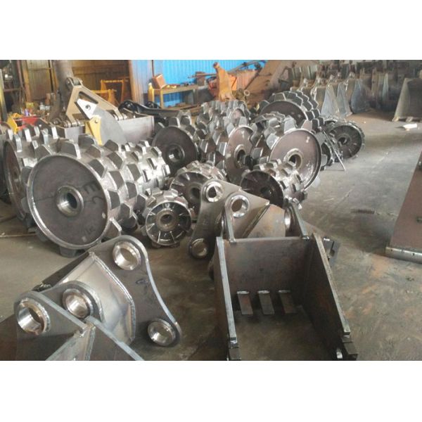 Replaceable Sheep Foot Roller For Excavator Step Design