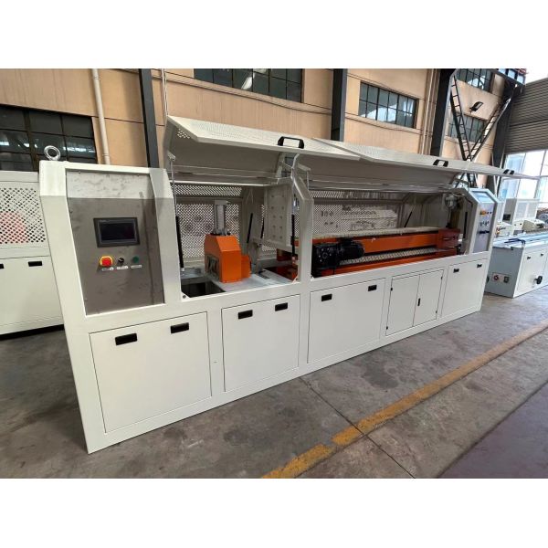 Automatic Conical Twin Screw Extruder Plastic WPC PVC Ceiling Panel Plywood Board/Window Profile/Door Frame Making Extrusion Machine/Production Line