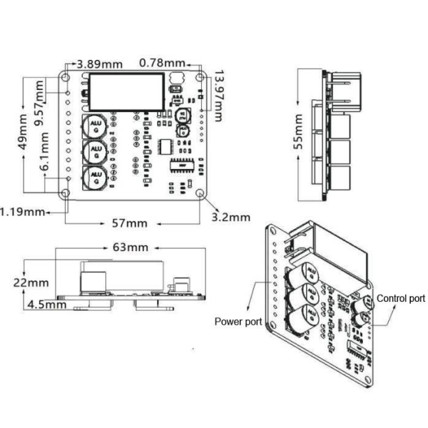 JUYI 48V BLDC Motor Controller JYQD-YL01D With Fast Reverse Brake Function