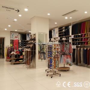 China Clothes Shop Fitting Wood Shelf For Shop on sale