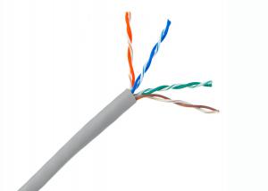 Buy cheap Copper networking Cable Cat.5e UTP Cable soild copper conductor,23 AWG 4 pair Ethernet Lan cable product