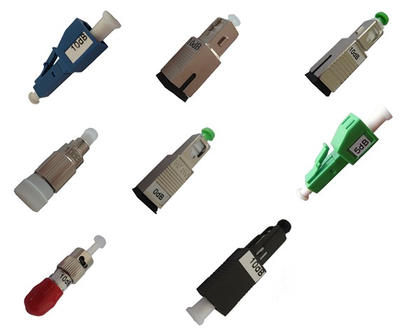 Variable Fixed 5dB Fiber Optic Attenuator Plug in Type , High Precision