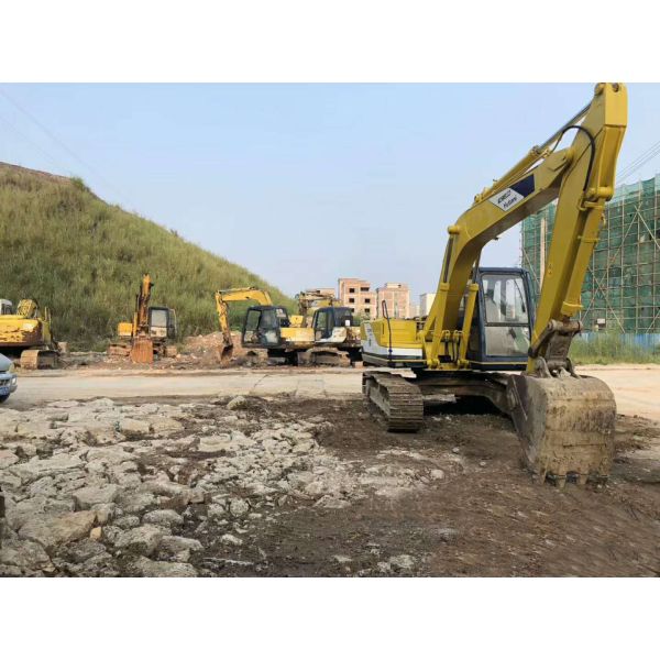 12 Ton Second Hand Kobelco Excavators / Kobelco Sk120 Excavator With 0.5m³ Bucket