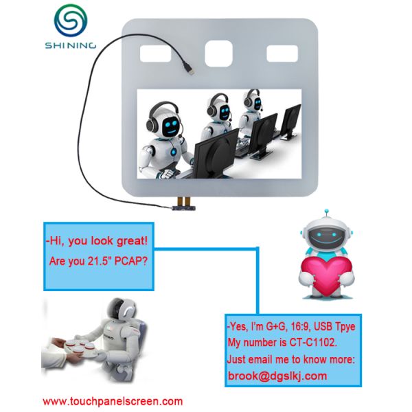 COB Type 21.5" Pro-Cap Touch Screen For Magic Camera With COB Type ILITEK 2302 Controller