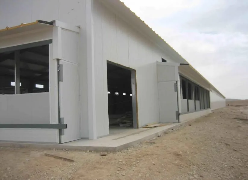 Automatic Metal Cage Steel Structure Broiler Chicken Poultry House