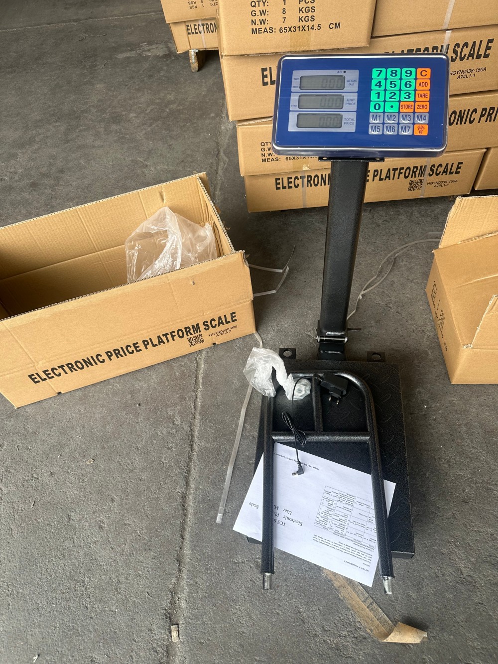 Customizable 150kg Platform Bench Scale Weighing Scales Factory Supported OEM and ODM