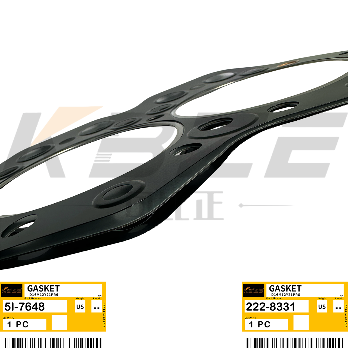 5I-7648 KBZE E320 EXCAVATOR HEAD GASKET CAT S6K 3066 ENGINE 222-8331 FOR E318 E319 E323