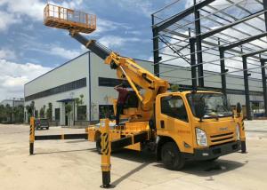 Buy cheap Automatic 12m Cherry Picker Aerial Lift Truck Electronical Controlled Lifting product