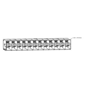 Buy cheap 2288172-6 SFP+ Ganged 2x12 Fiber Optic Transceiver product