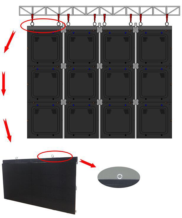 High Brightness Outdoor Fixed LED Display For Square P8 6~120m Viewing Distance