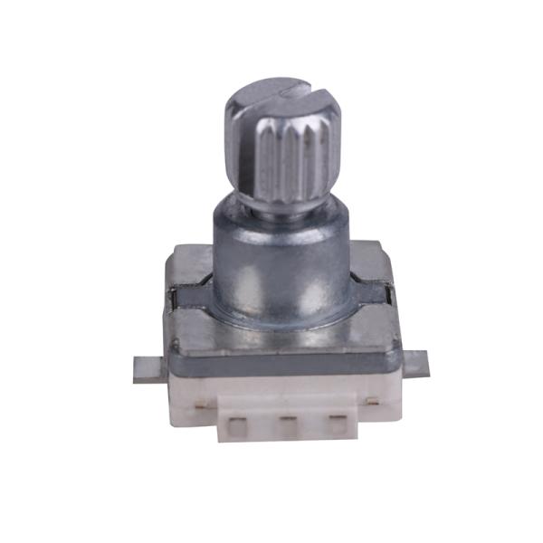 Encoder Switch ,Metal Axis Patch Incremental 12/24 Pulse 360° Coding Rotary Encoder,Incremental Coded Rotary Switch