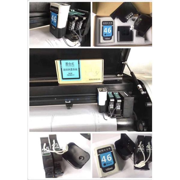400KG Weight HP45 Ink Cartridge Refillable and Compatible with Inkjet Plotter Cutter