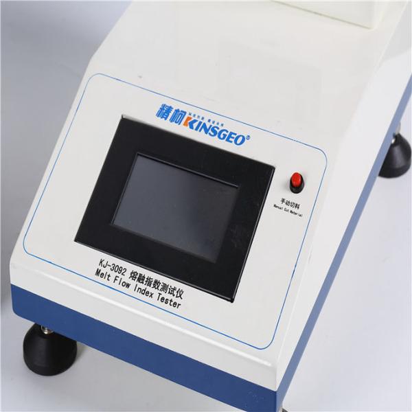 Plastic and Rubber Melt Flow Index Tester , Melt Flow Test Equipment 220V