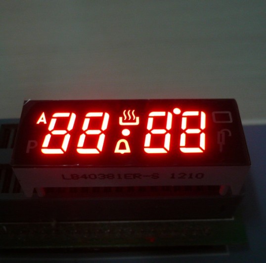 OEM Low Power 7 Segment Display Green Color , 0.38 Inch Common Anode 7 Segment Display