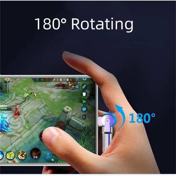 180 Degree Rotating Fast Charging 120w 6A Silicone USB Micro Type C Cable for Android Mobile Phone