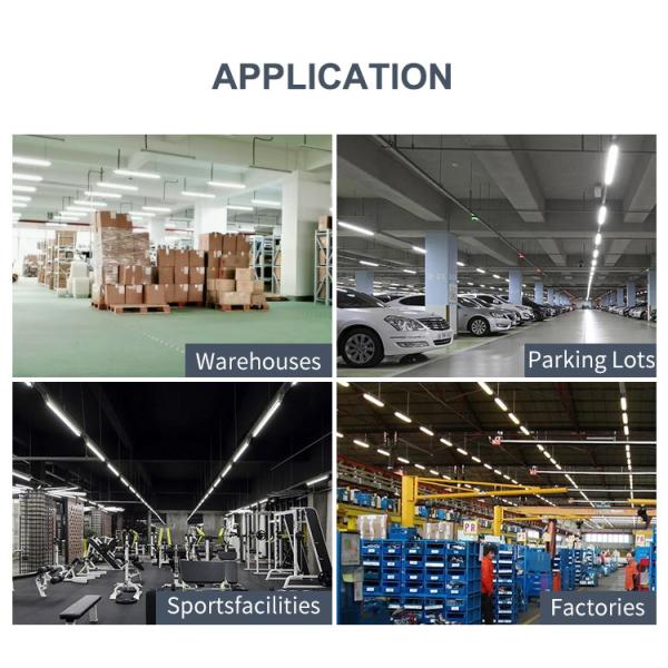 Parking Lots LED Triproof Light 5000K 6000K with 120° Beam Angle