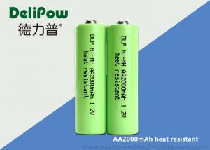 China 1.0v~1.2V 2000mAh Aa Rechargeable Batteries Nimh Heat Resistant on sale