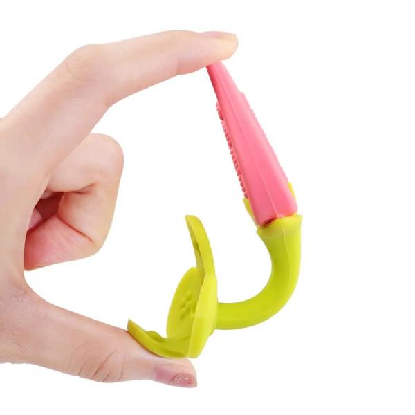Reusable Odorless Baby Silicone Teether , Multipurpose Sensory Teething Toy