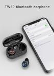 LED Display Transmission 10m TW80 Waterproof Wireless Bluetooth Earbuds