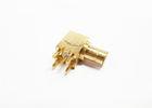 Buy cheap Gold Plated RF Coaxial Connectors , Male Plug SMB RF Connector PCB Mount Board product