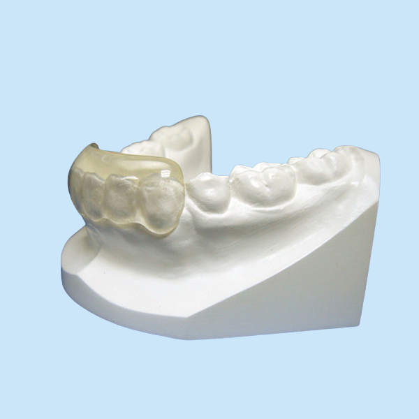 Durable White Rubber Dental Functional Appliance Stain Resistant