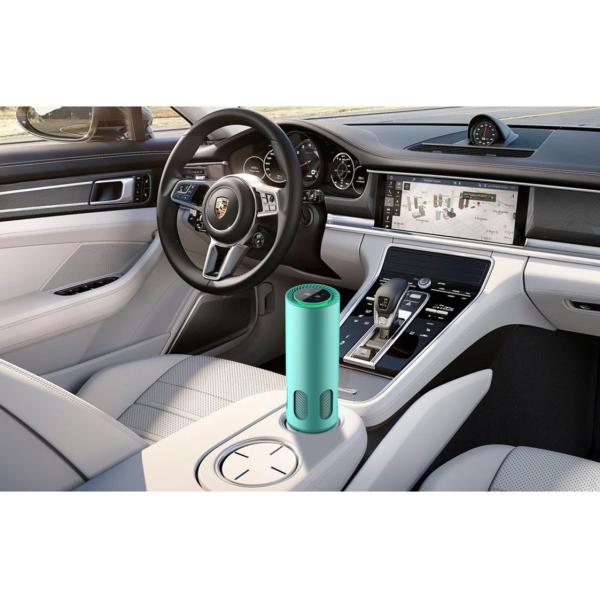 RoHS Car Air Purifier Hepa Filter 28dB 5 Million/cm3 Mini Ozone Ionic