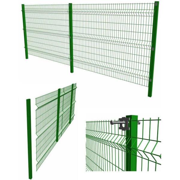 60mm Powder Coating Welded V Mesh Fencing 2.5m 4mm