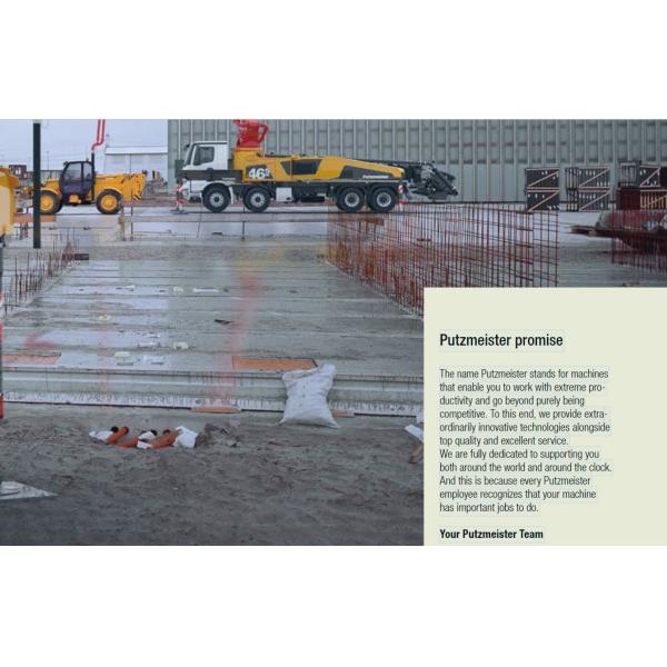 USED PUTZMEISTER M46-5RZ MERCEDES BENZ 4141 Truck Mounted Concrete Pump