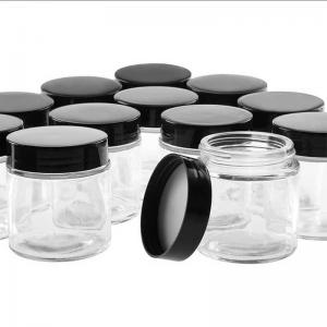 Buy cheap Clear 450ml 650ml Airtight Glass Storage Jars Round Glass Food Container product