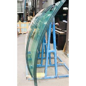 Buy cheap 3mm-19mm Curved Tempered Glass Flat Edge Huge Bent Curved Glass product