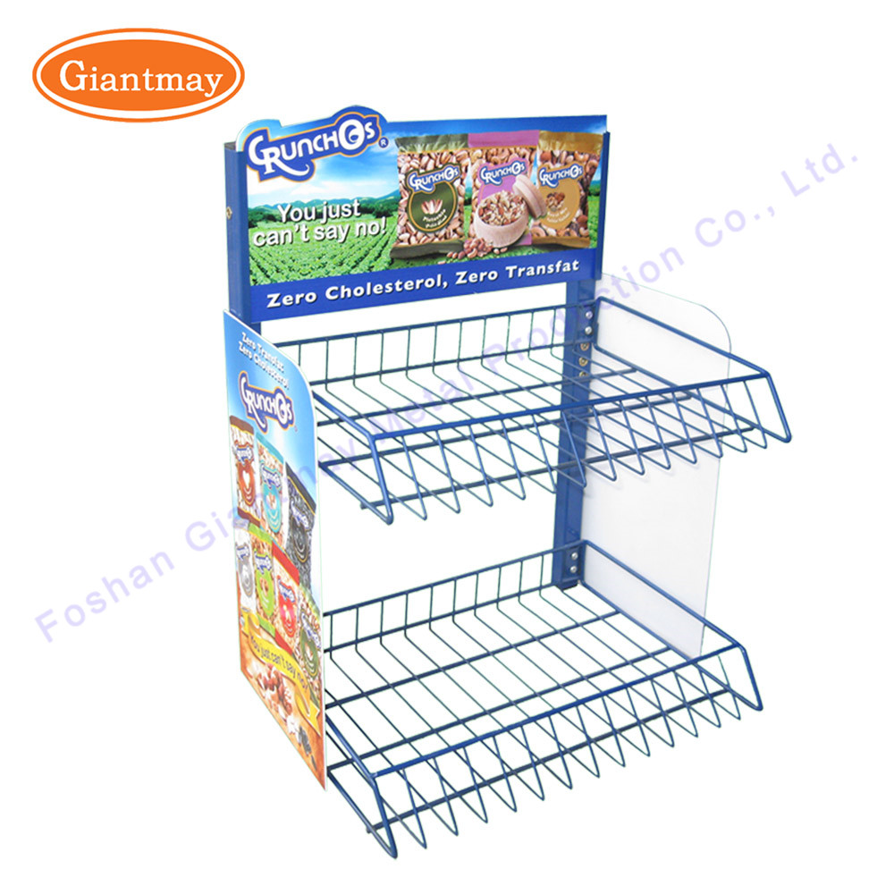 Buy cheap Metal Tabletop Stand Counter Snack Display Racks Countertop product