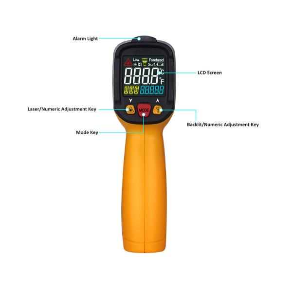 Industrial / Home Handheld Infrared Thermometer Thermal Temp Gun Auto Power Off