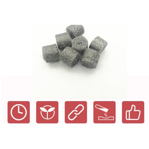 AISI304 14X10mm Compressed Knitted Wire Mesh For Snow Foam Lance Filter