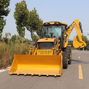 Urban Engineering Backhoe Loader Compact 1m3 Bucket Capacity