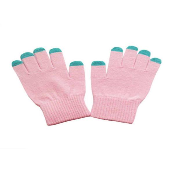 High Sensitivity Knitted Touchscreen Winter Gloves Good Performance Elastic