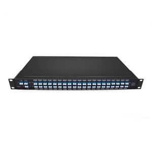 LC/UPC Dual Fiber 1U Rack DWDM MUX DEMUX 40CH (C21-C60)