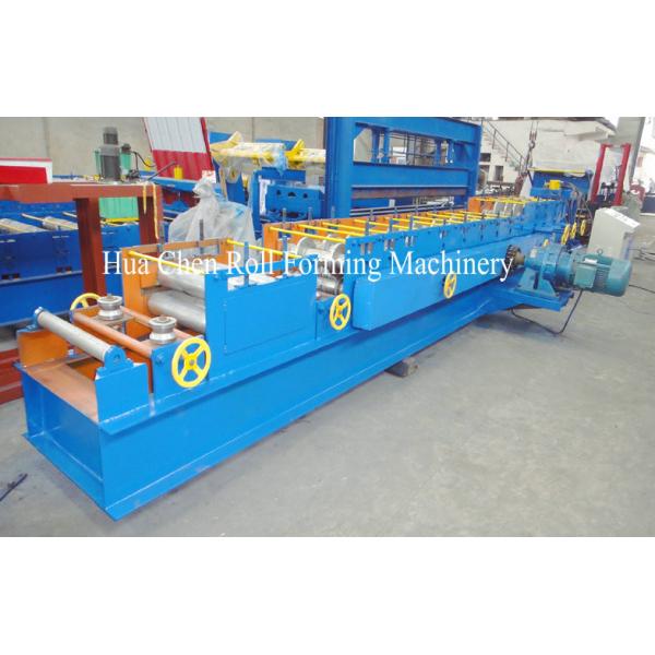 High Speed Automatic C Purlin Roll Forming Machine , 13 Row Purlin Making Machine