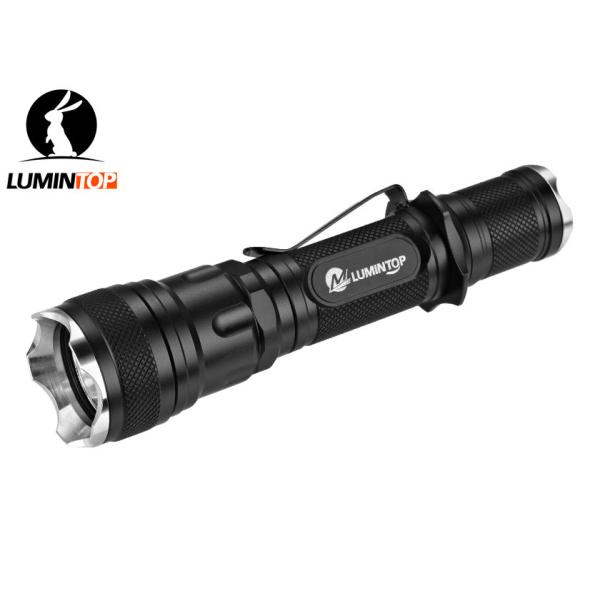 Buy cheap Black Lumintop Td12 Flashlight , Cree Tactical Flashlight With Remote Controller product