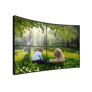 China Advertising Display 4 Screen Video Wall , Super Market Interactive Video Wall on sale