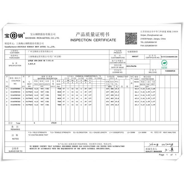 ETP TFS Tinplate Coil For Paint Pail / Luncheon / Bean / Tomato / Sardine / DRD Can