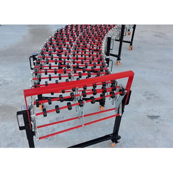 Non-powered or Powered Flexible Skate Wheel Conveyor For Conveying