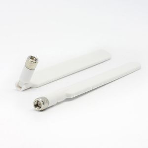 ABS TPE SMA Nikle Plating 698MHz to 2690MHz 4G LTE Articulating Dipole Rubber