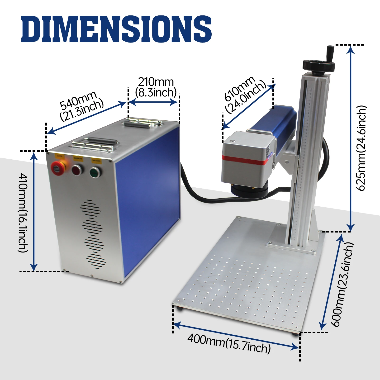 Raycus Max JPT Fiber Laser Engraver 20W-100W for Jewelry Metal Cutting Marking
